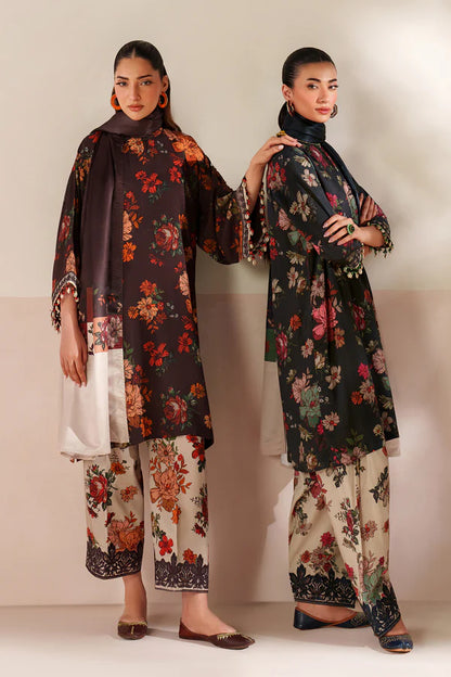 Baroque D-190 Khaddar Printed three piece