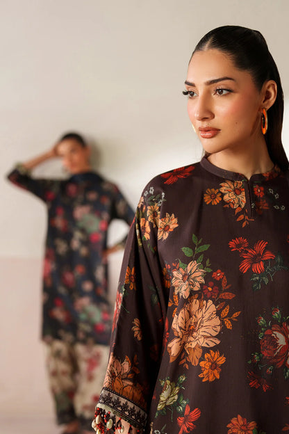 Baroque D-190 Khaddar Printed three piece