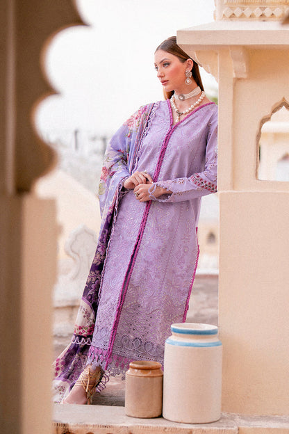 Zarposh Luxury Embroidered Lawn Suits Unstitched 3 Piece ZL24 KHAAS – Eid Collection