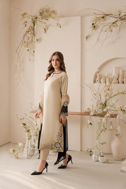 IZEL Embroidered lawn Three Piece IZ-09