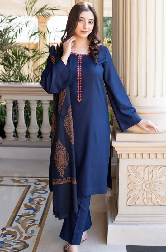 ASLING BEAUTIFUL BLUE DAHANK THREE PIECE
