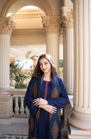 ASLING BEAUTIFUL BLUE DAHANK THREE PIECE
