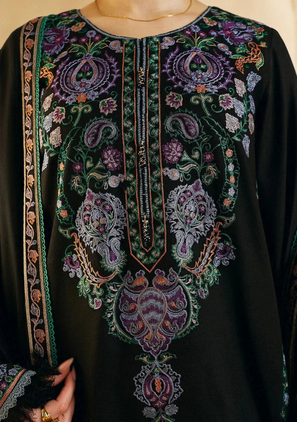 Zarashahjhan Embroidered Dhanak Three Piece COCO-12