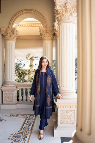 ASLING BEAUTIFUL BLUE DAHANK THREE PIECE