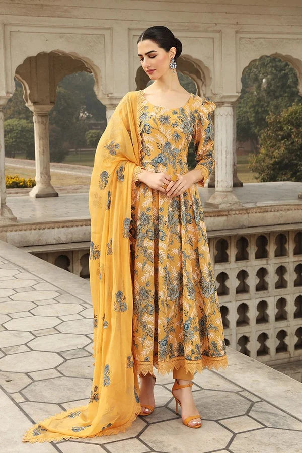 Bareeze D 355 Musturd Dhanak Collection