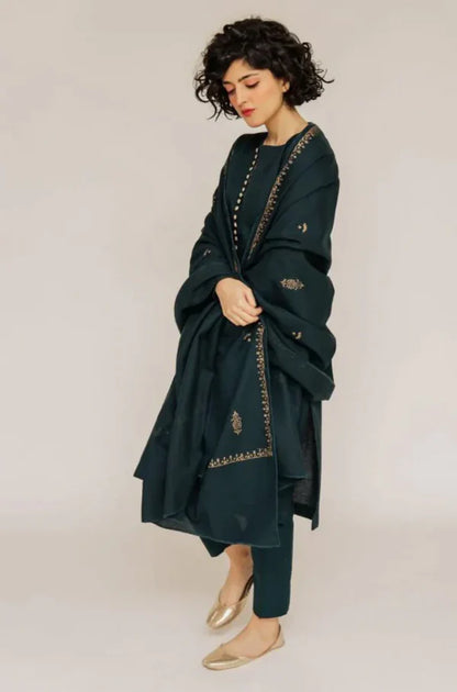 jazmin Three Piece Winter Collection J-0758