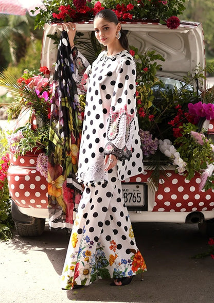 Maria B D-810 Printed three piece suit