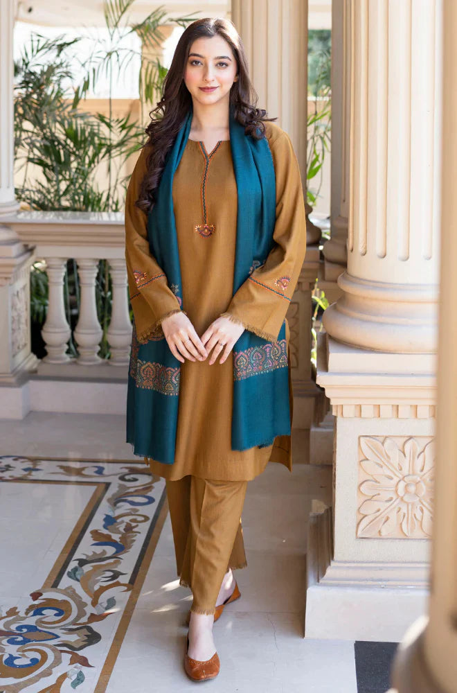 ASLING BEAUTIFUL BROWN DAHANK THREE PIECE