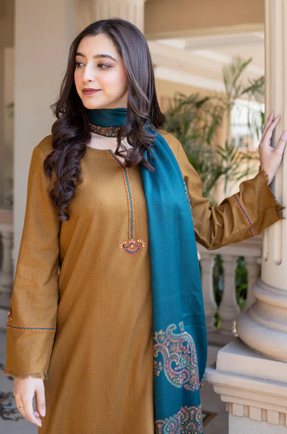 ASLING BEAUTIFUL BROWN DAHANK THREE PIECE
