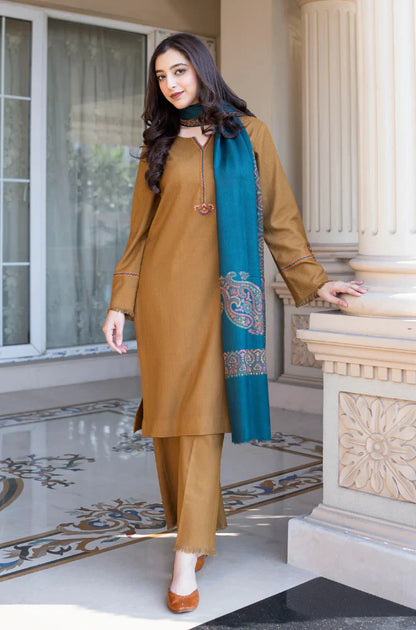 ASLING BEAUTIFUL BROWN DAHANK THREE PIECE