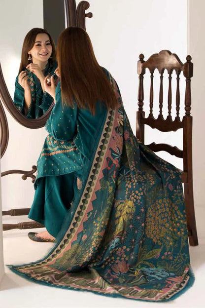 Sobia Nazir Lawn Embroderd Three Piece SB-01