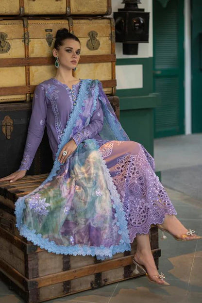 Mushaq - 3PC Chickan Kari Embroidered Dahank Suit _ KP978