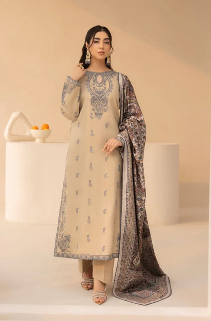 Mohagni Embroidered lawn Three Piece MG-10