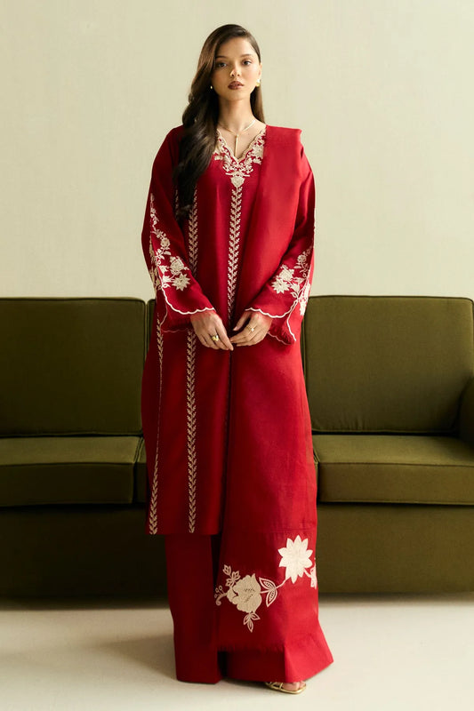 ZARA SHAHJAHAN Dahank Embroiderd Three Piece ZSJ-211