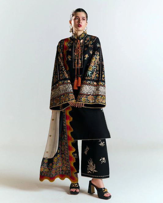 Hussain Rahar Embroidered lawn Three Piece HR-01