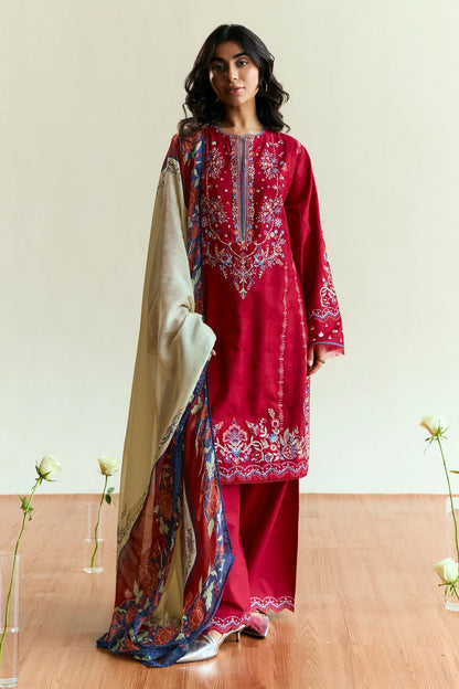 ZARA SHAHJAHAN Dahank Embroiderd Three Piece ZSJ-81