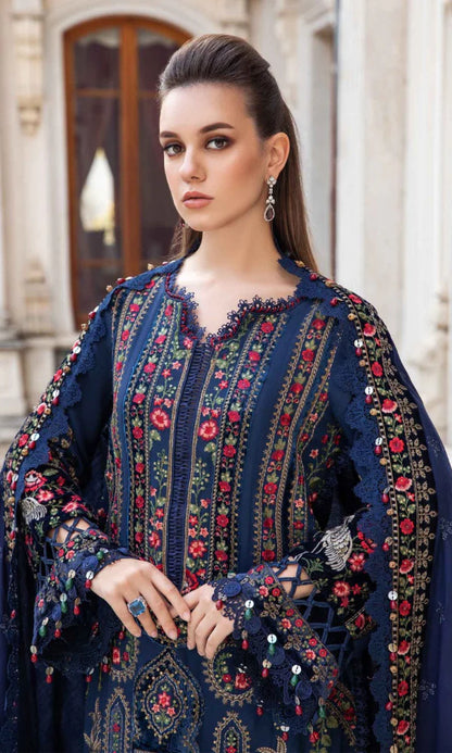 Maria-B Embroidered Dahank Three Piece MB-11