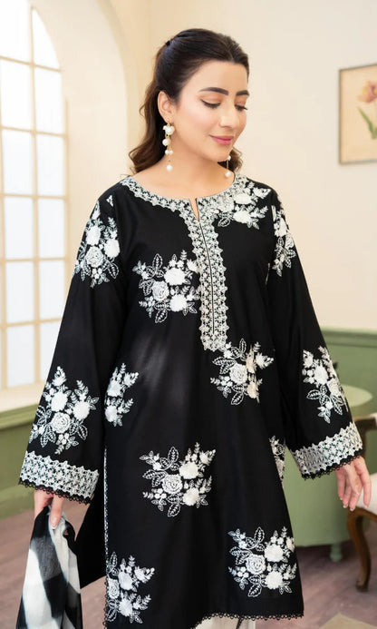 Zara Shahjahan Embroidered Three Piece ZSJ-343