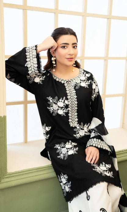 Zara Shahjahan Embroidered Three Piece ZSJ-343