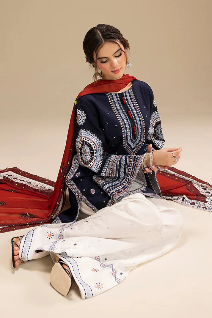 Sapphire Embroidered lawn Three Piece SPL-934