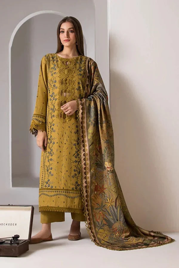 Sobia nazir Embroidered lawn Three Piece SB-D33