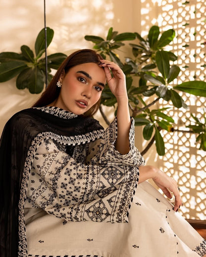 Arfa Lawn Embroidered Three Piece ARFA-AR-01