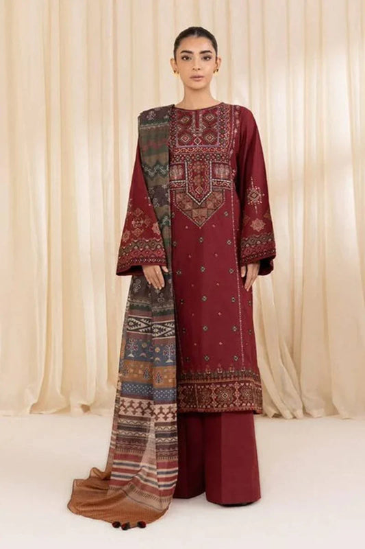 sapphire Embroidered Dahank Three Piece SP-715