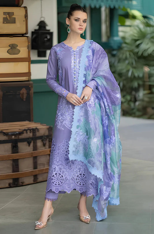 Mushaq - 3PC Chickan Kari Embroidered Lawn Suit _ KP978