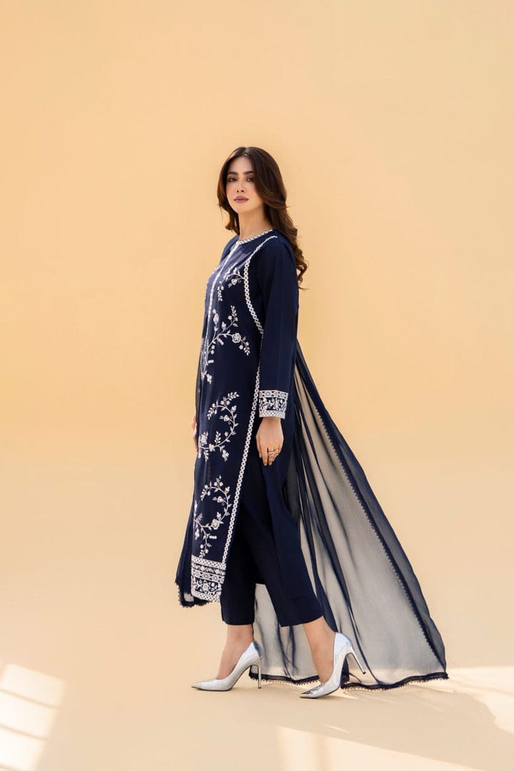 Safoora Lawn Embroidered Three Piece SF-61