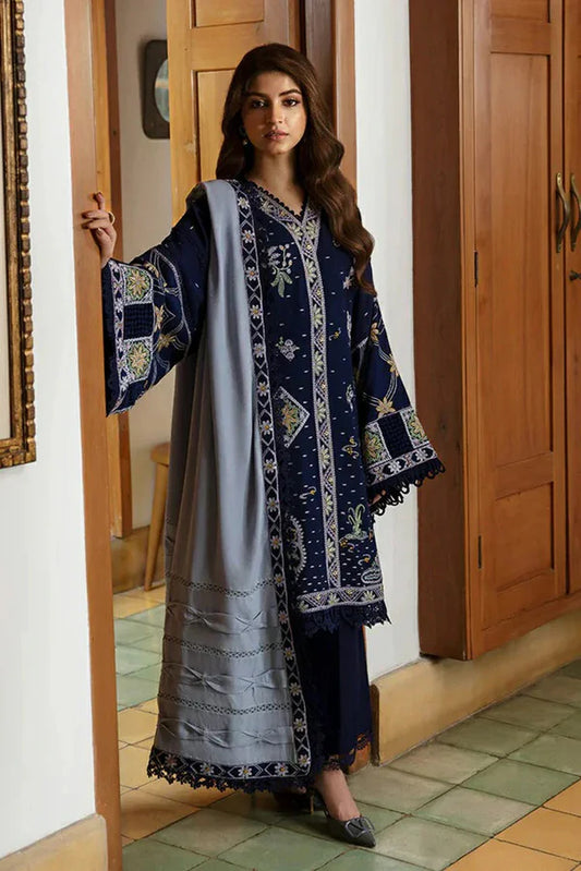 Hussain Rahar Embroidered Dahank Three Piece HR-09