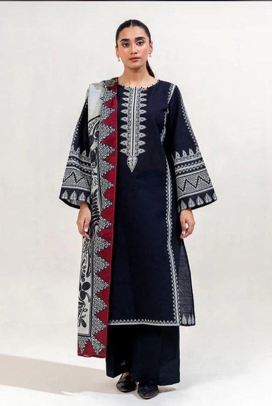 Sobia Nazir Embroidered Dhanak Three Piece SB-722