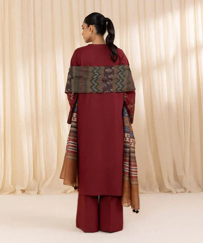 sapphire Embroidered Dahank Three Piece SP-715