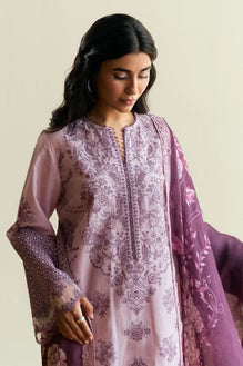 Zarashahjhan Embroidered Dhanak Three Piece COCO-1577