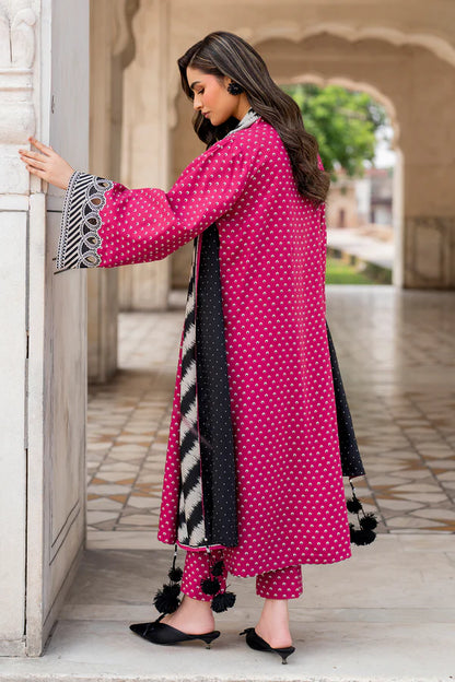 Baroque D-181 Khaddar Printed three piece