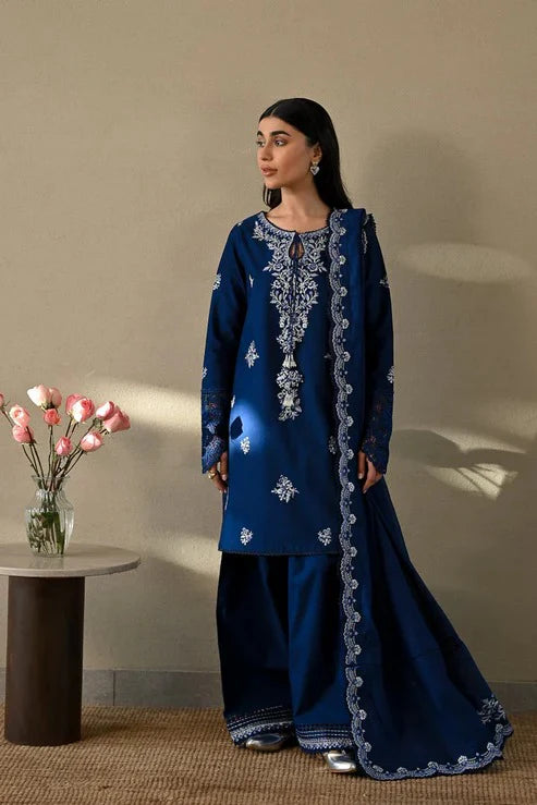 ZAIB Embroidered dhanak Three Piece ZAIB-20