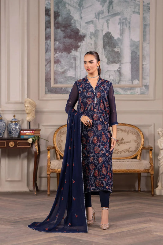 Bareeze Embroidered Three Piece Lawn HM-43