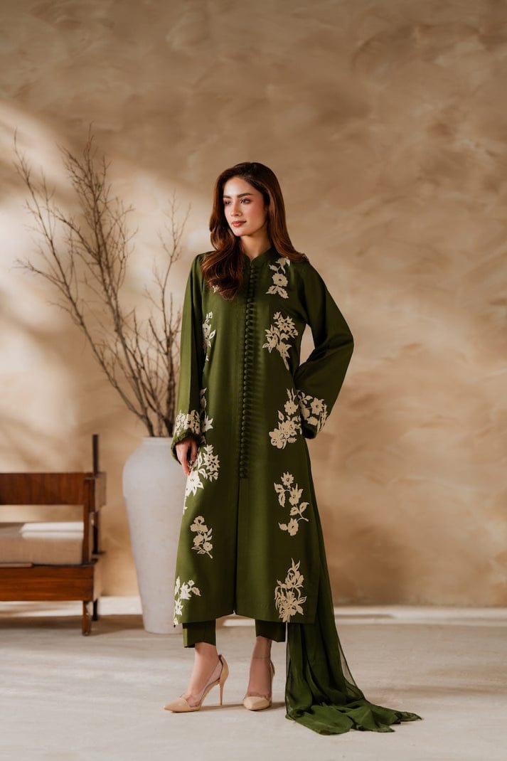 Safoora Lawn Embroidered Three Piece SF-62