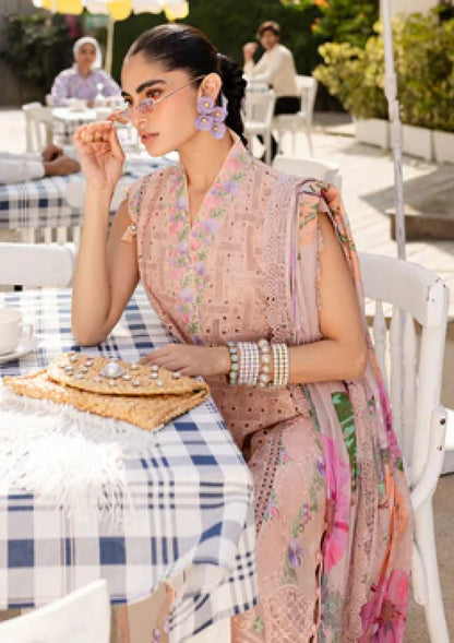 Parishay Lawn Chiken-Kari  Embroidered Three Piece PR-252