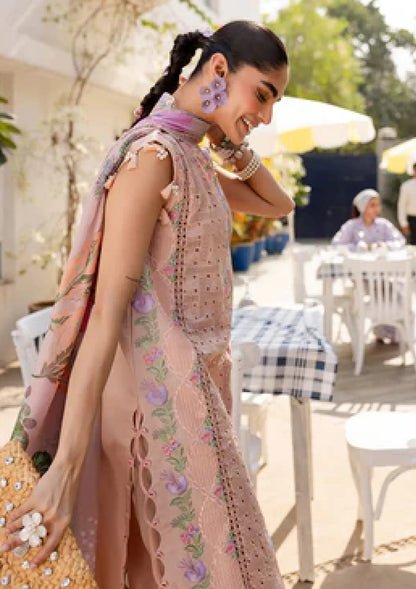 Parishay Lawn Chiken-Kari  Embroidered Three Piece PR-252