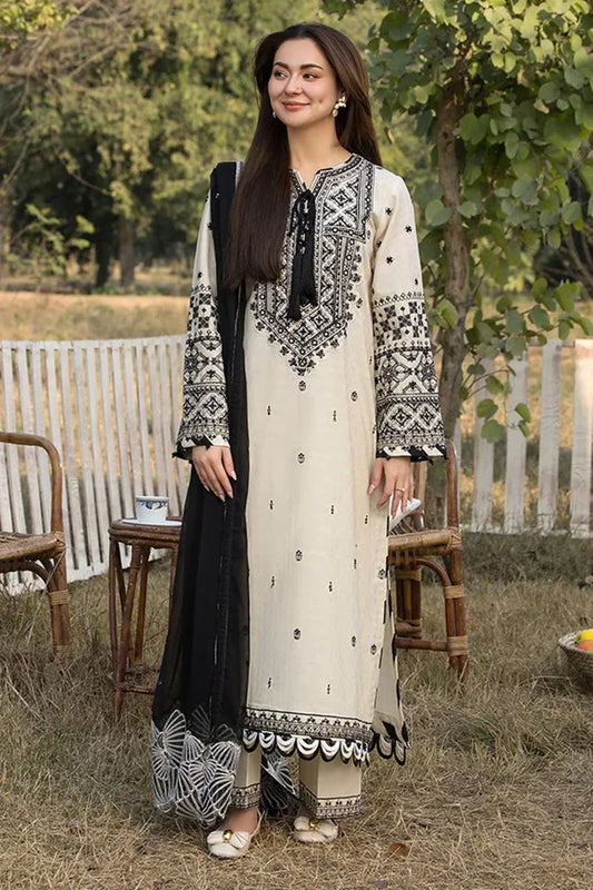 Allys Dahanak Embroidered Three Piece AL-112