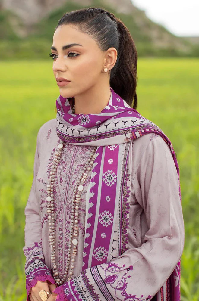 JZ -07 Embroidered Lawn 3pc