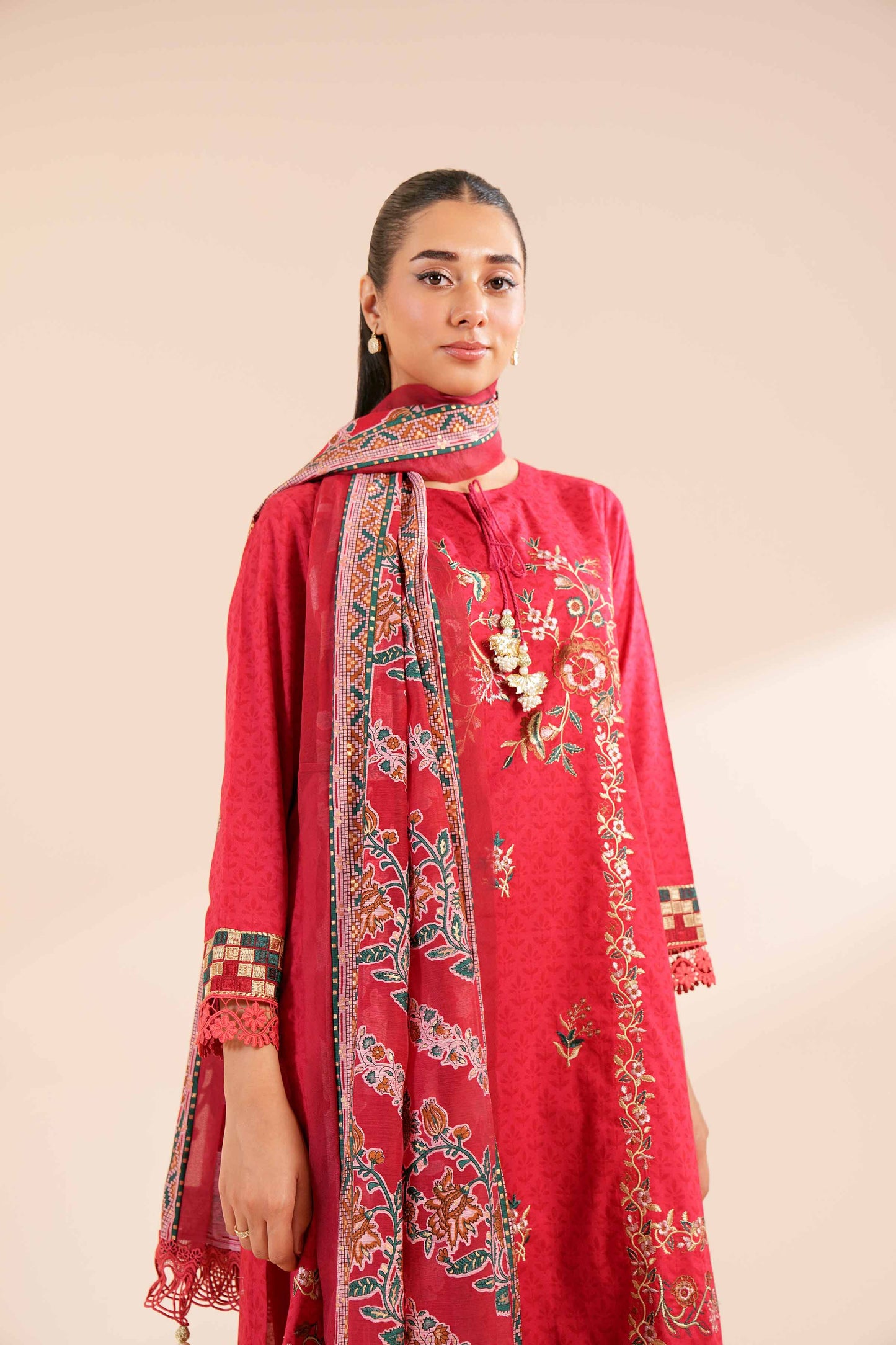 Nishat Dahank Embroiderd Three Piece NT-01