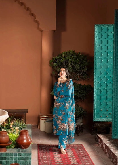 ZC-156 Printed Airjet Shamoz Silk Three Piece