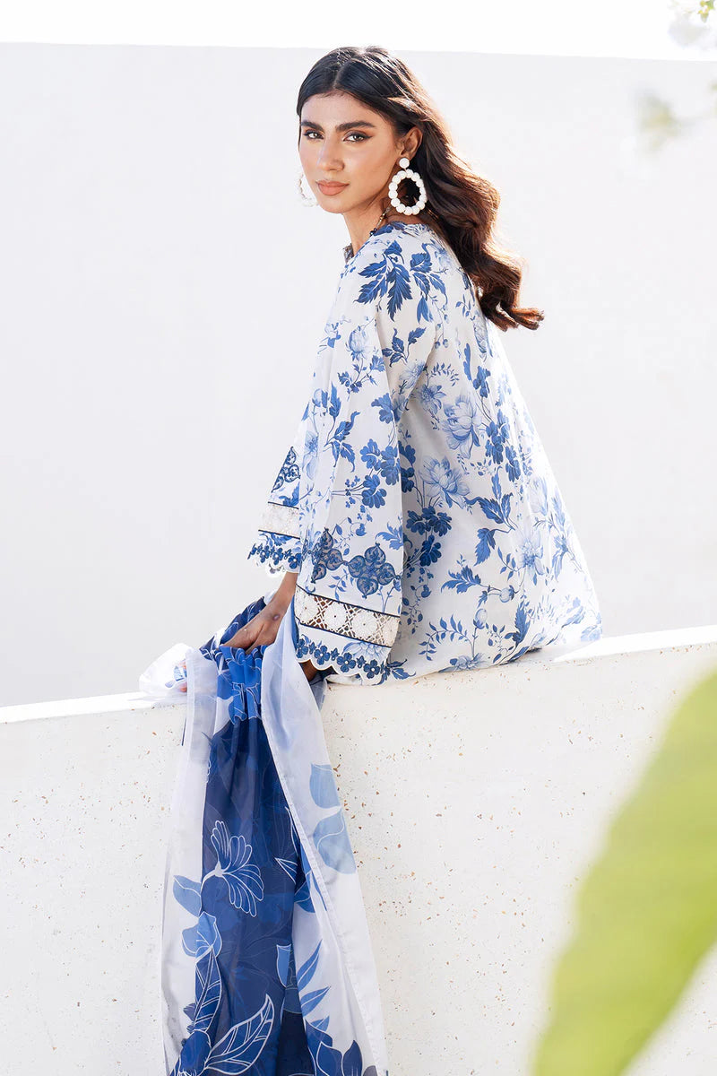 Baroque D-188 Khaddar Printed three piece