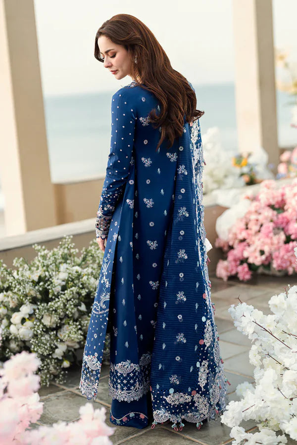 Qalamkar Sahil Kinare Luxury Embroidered Dahank Collection QL-1097