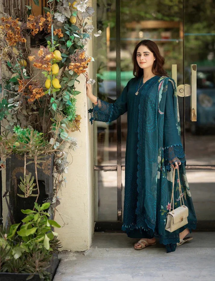 Zarashahjhan Embroidered Dahank Three Piece COCO-49