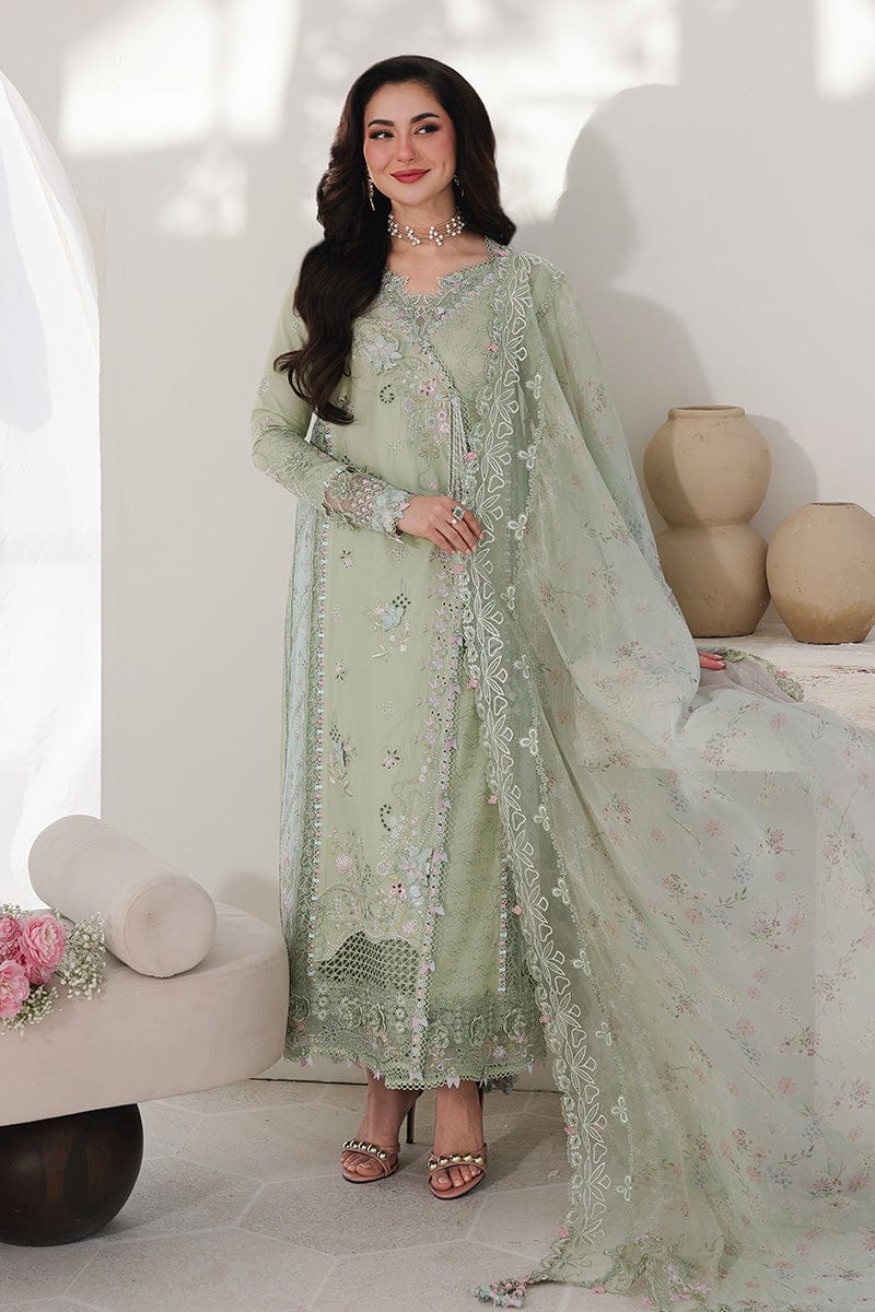 Qalamkar Lawn Chikenk-Kari Embroidered Three Piece QL-1040