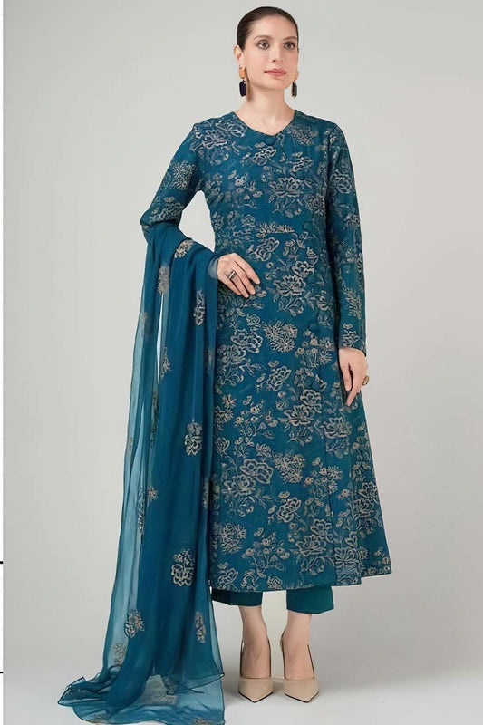 Bareeze dahank Embroidered Three Piece BR-221