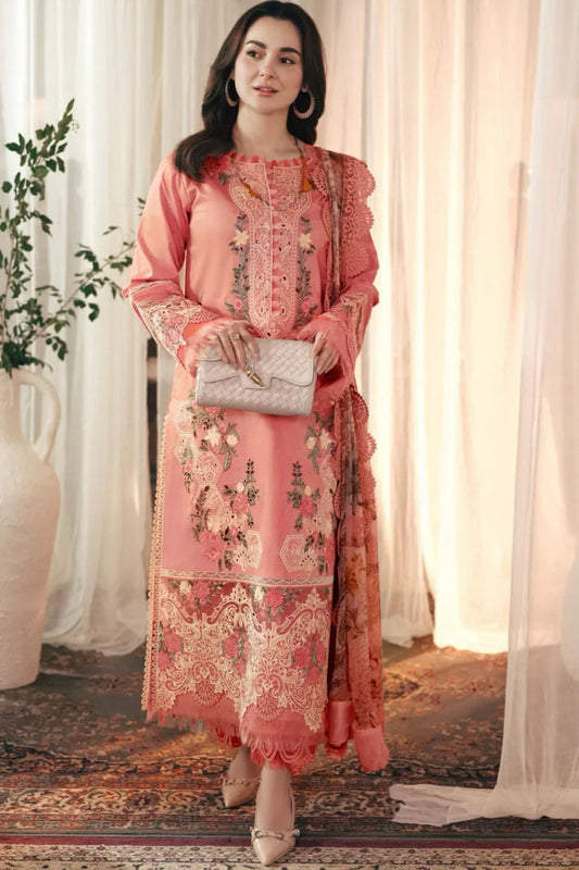 Zarashahjhan Embroidered Dhanak Three Piece COCO-09