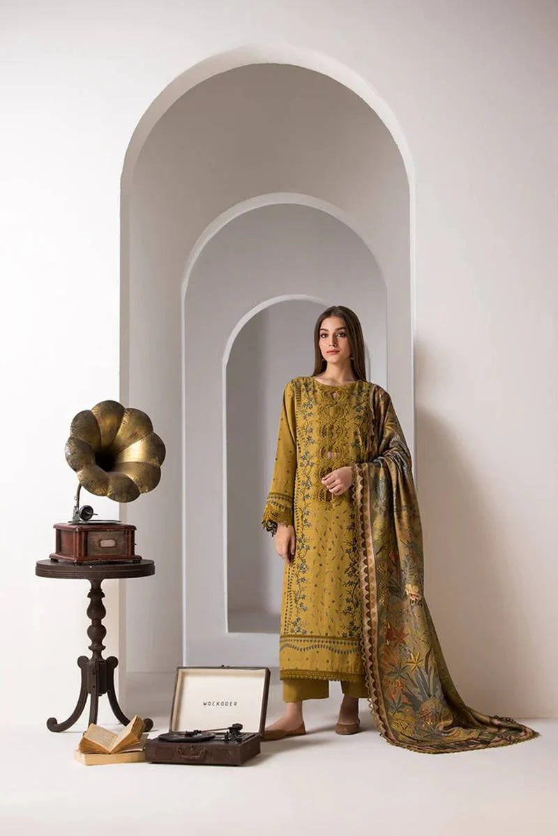 Sobia nazir Embroidered lawn Three Piece SB-D33